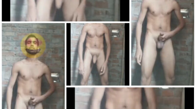 Nude Indian gay sissy wanking in shower pornclip