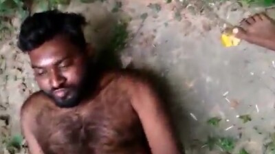 South Indian uncle cruised and throat fucked raw
