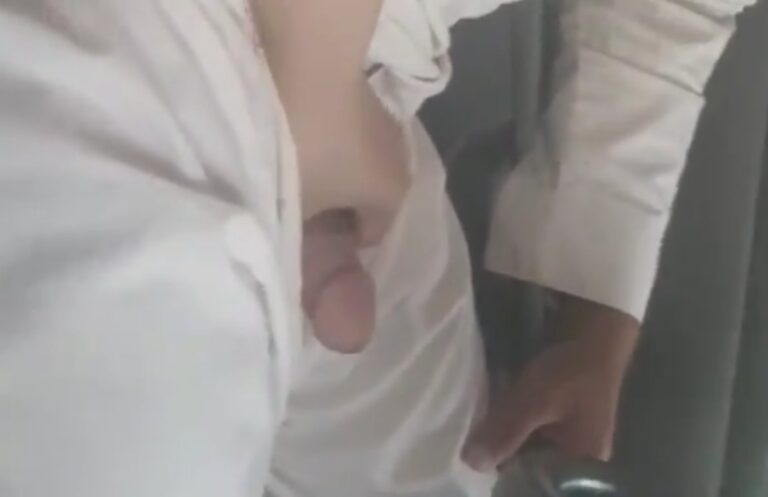 Gay driver handjob and kinky fun in car