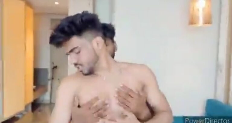 Gay buddy sucking a huge cum filled boner