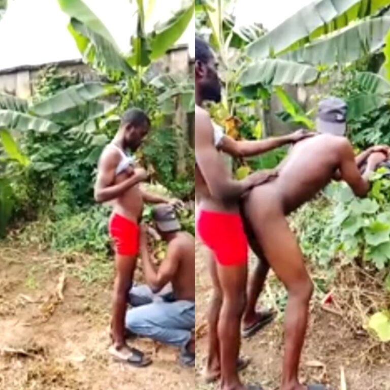 Village man fucking outdoor porn clip
