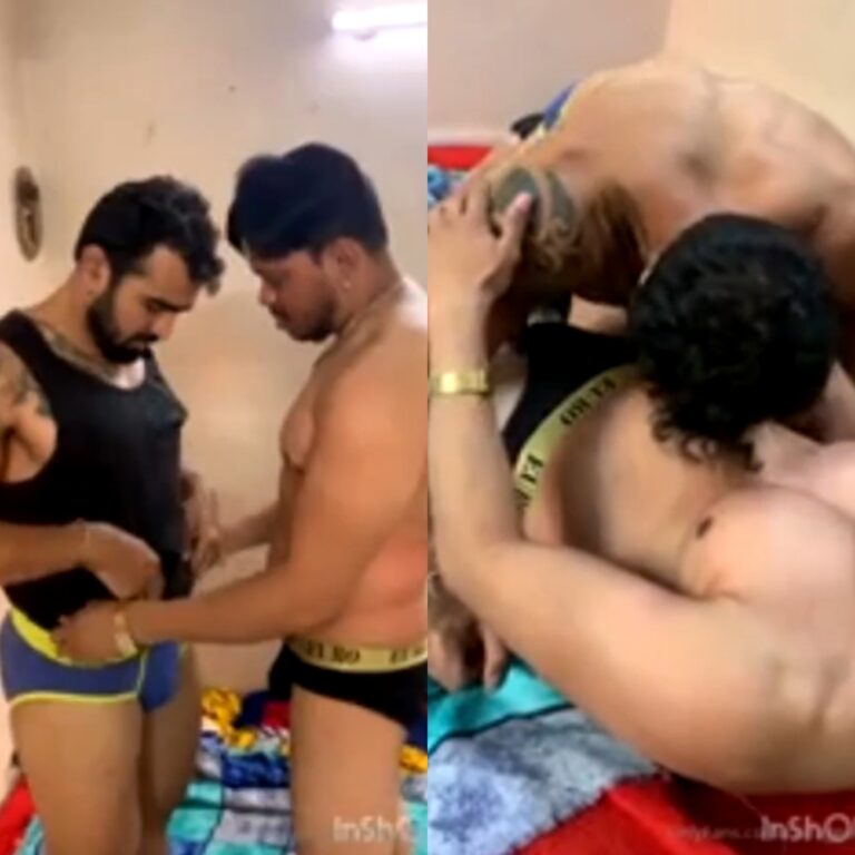 Handsome men with licking hot viral XXX clip