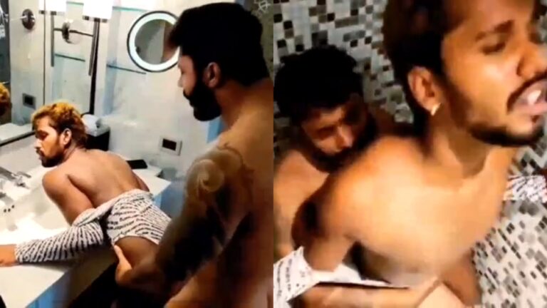 Bathroom nude hot sex clip