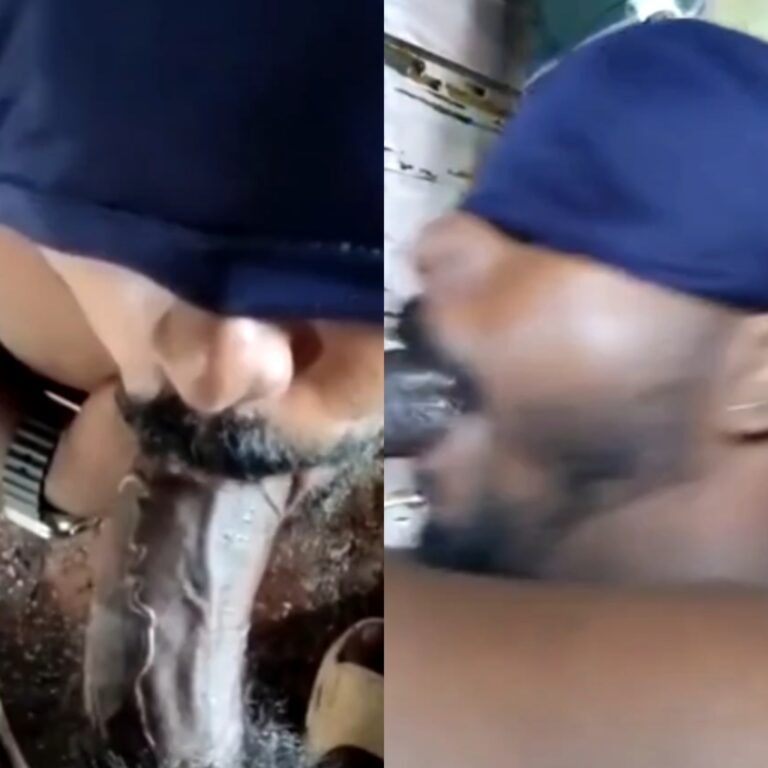 Blindfolded Indian Man Enjoys Deep Throat and Oral Sex with Online Friend.