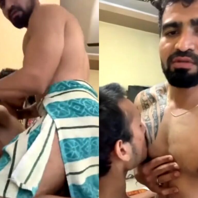 Chest licking gay indian sex video