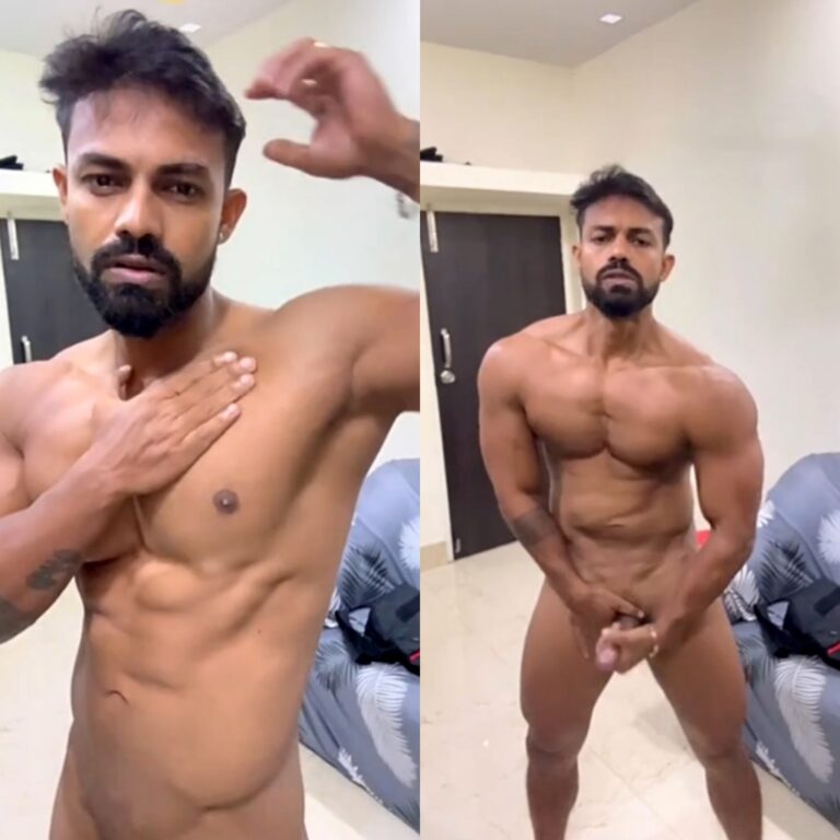 Six pack man handjob video