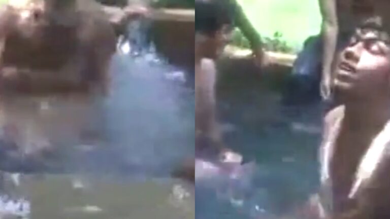 Gay friends group nude bathing
