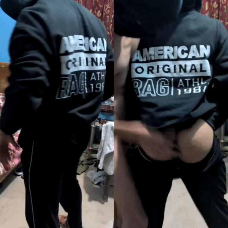 Hoodie man hot ass play video