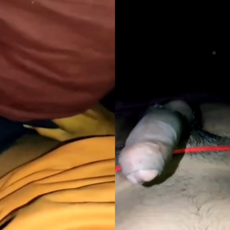Midnight hot handjob video