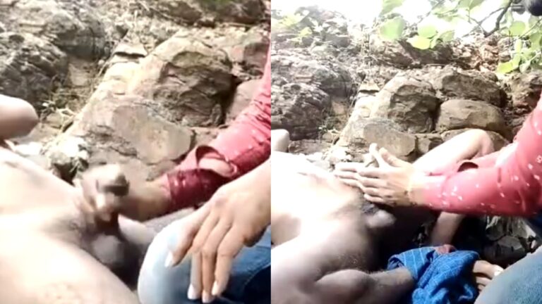 Village friends handjob video
