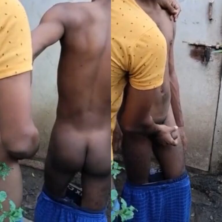 Bathroom outside sex