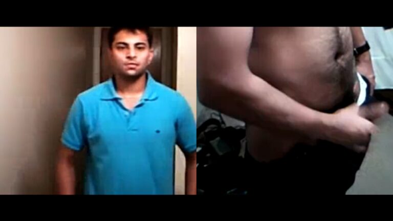 Handsome uncle handjob video
