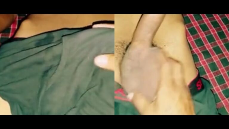 Night bed time handjob