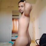 Naked desi guy standing naked and hot