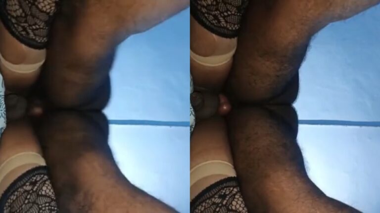 Hot femboy doggy anal sex