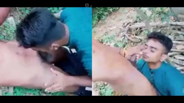TWinks outoor blowjob video