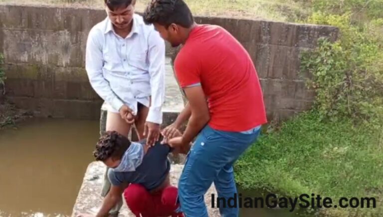 Three friends outdoor anal sex thumbnail